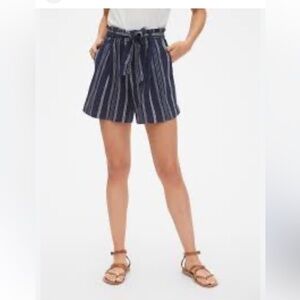 GAP Striped linen shorts
